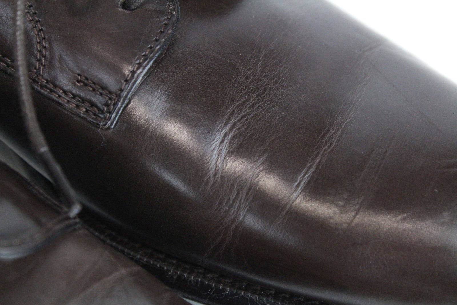 SUITSUPPLY vyriški rudi odiniai klasikiniai žemakulniai bateliai su raišteliais, dydis EU42 