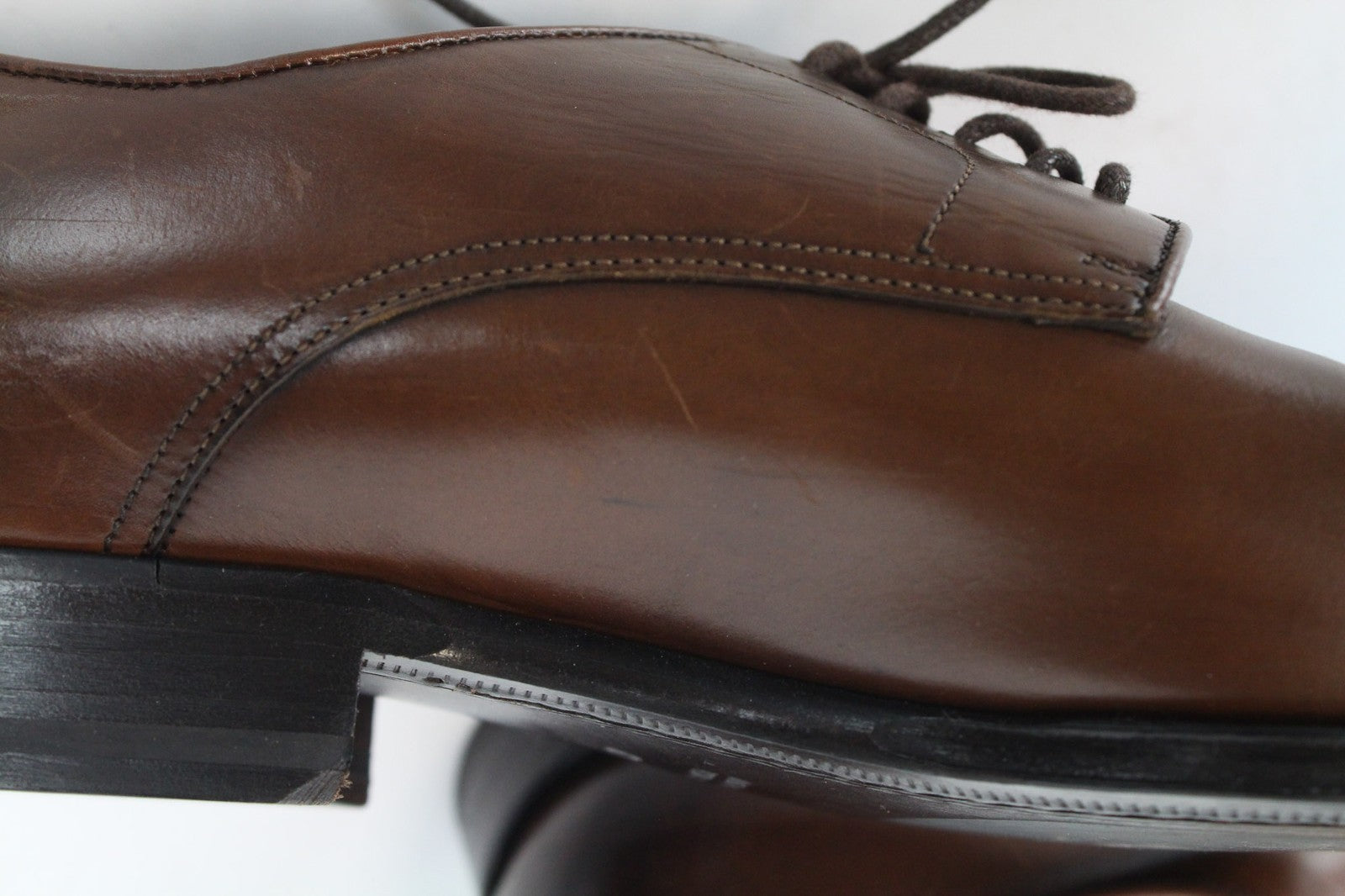 „SUITSUPPLY“ vyriški rudi veršiuko odos „Derby“ stiliaus bateliai su raišteliais, dydis EU40 