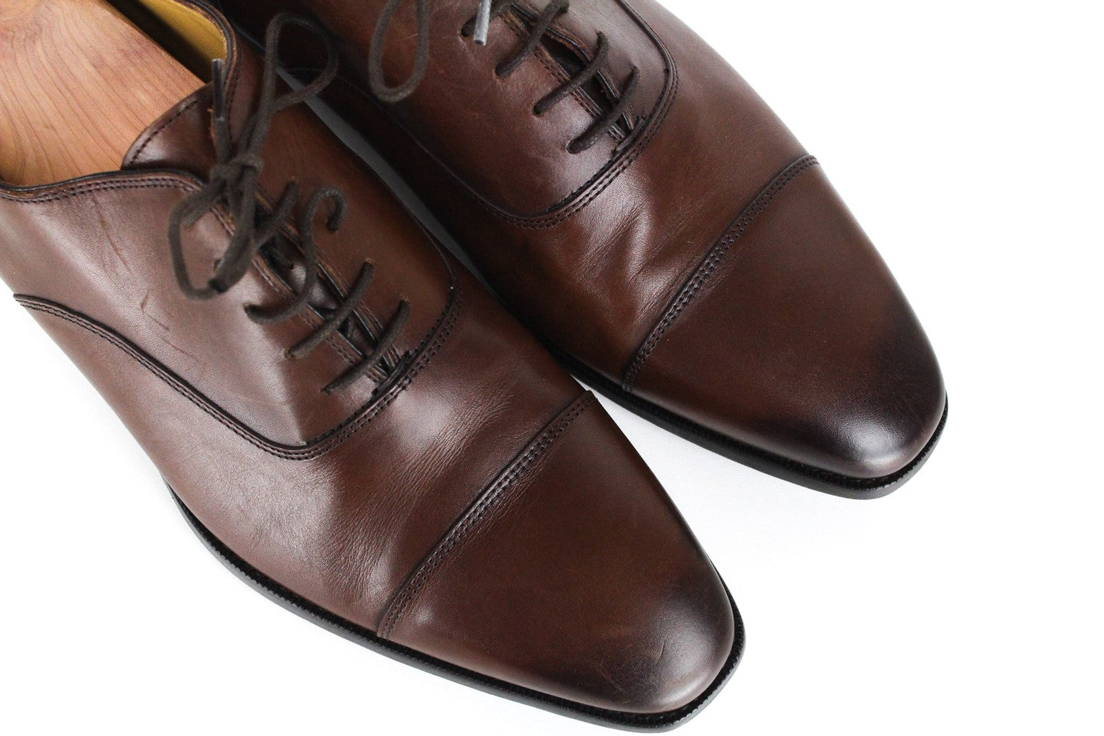 SUITSUPPLY vyriški rudi odiniai laisvalaikio stiliaus bateliai su raišteliais, žemakulniai, EU43 dydis 