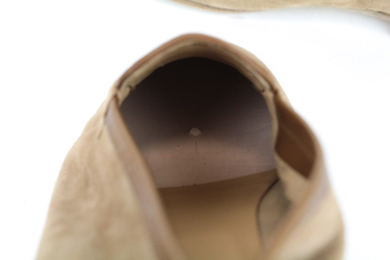 „SUITSUPPLY“ vyriški smėlio spalvos zomšiniai mokasinai, 42,5 dydžio, veršiuko odos mokasinai, išmanūs 