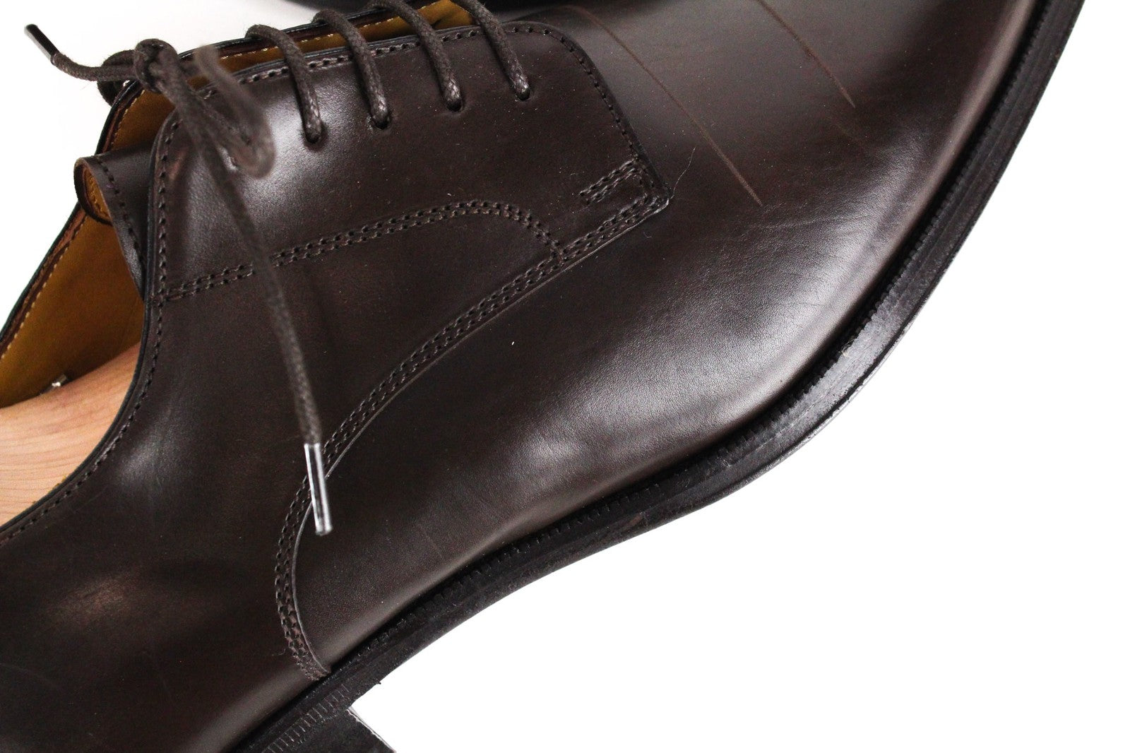 „SUITSUPPLY“ vyriški rudi odiniai žemapadžiai bateliai su raišteliais, EU41 dydis, oficialaus stiliaus 