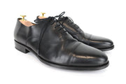 SUITSUPPLY Men's Casual Shoes EU46 Black Leather Formal Laced Low-Top Classic