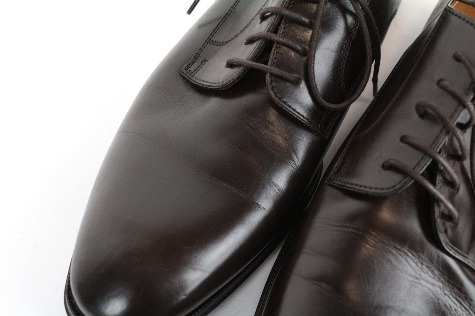 SUITSUPPLY vyriški laisvalaikio batai, EU43, tamsiai rudi, odiniai, klasikinio stiliaus 