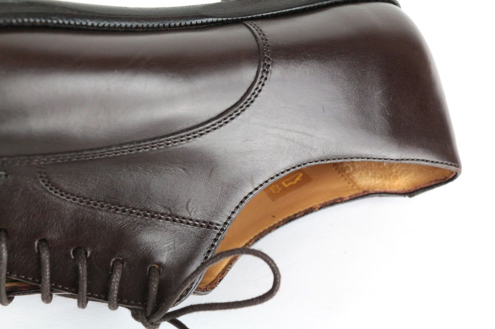 SUITSUPPLY vyriški laisvalaikio batai, EU43, tamsiai rudi, odiniai, klasikinio stiliaus 