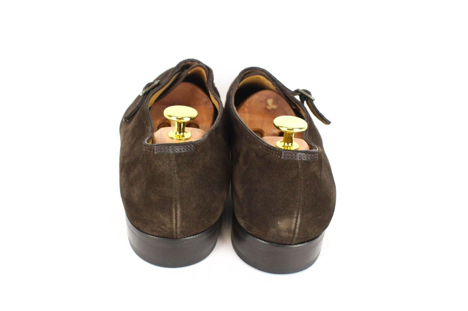 SUITSUPPLY vyriški laisvalaikio batai EU45 rudi odiniai sagtimis klasikinio stiliaus 