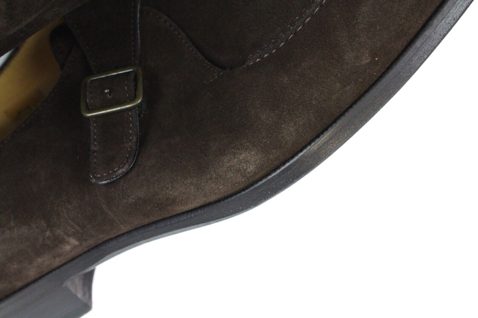 SUITSUPPLY vyriški laisvalaikio batai EU45 rudi odiniai sagtimis klasikinio stiliaus 