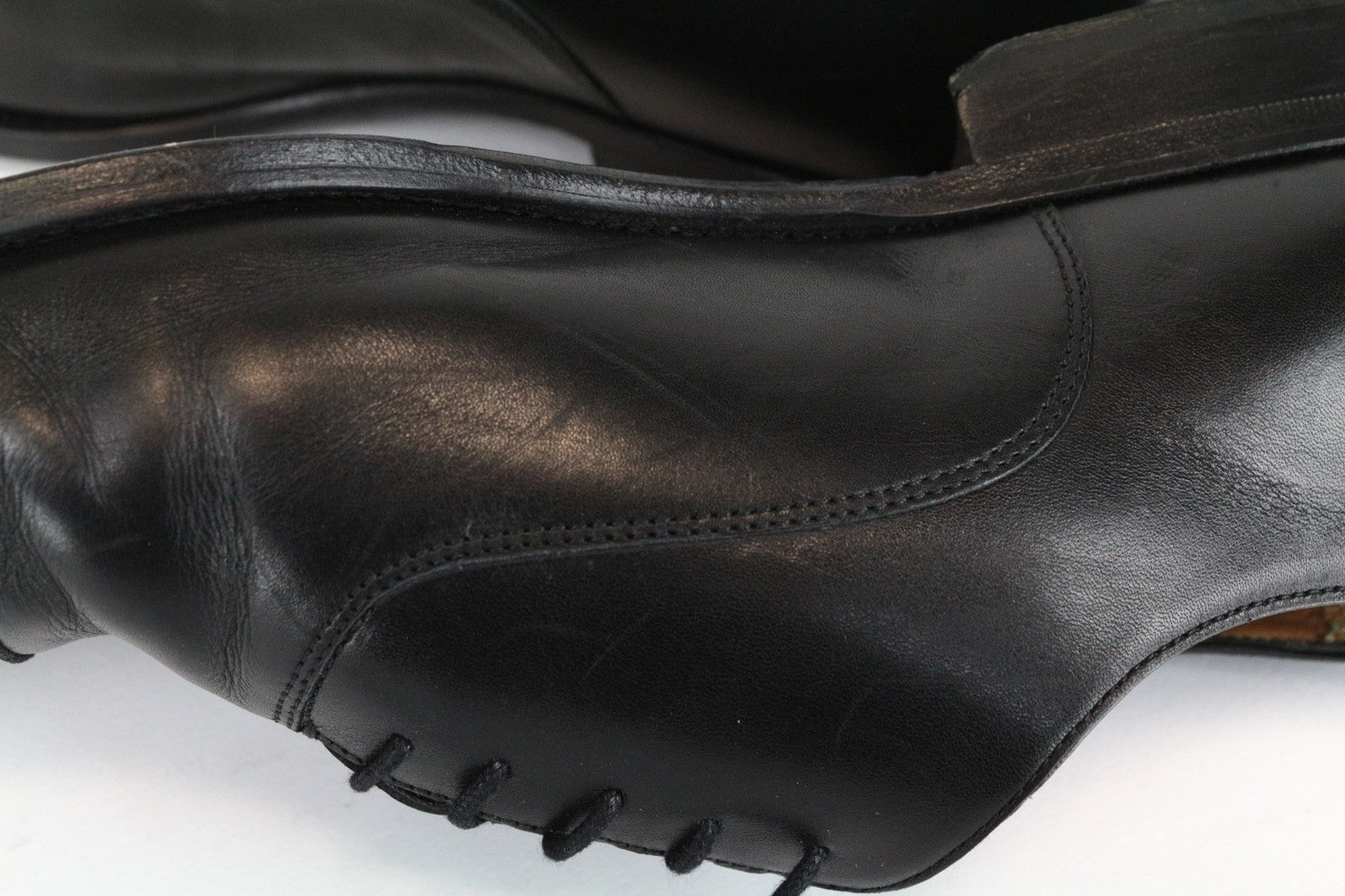 SUITSUPPLY vyriški juodi EU45 odiniai, suvarstyti žemapadžiai laisvalaikio bateliai klasikiniams batams 