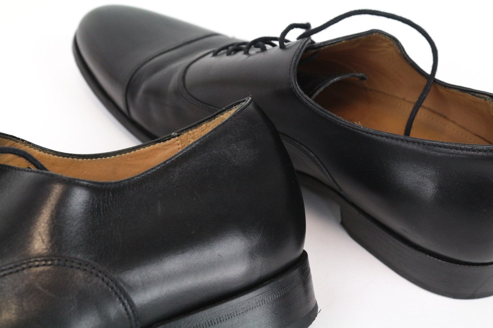 SUITSUPPLY vyriški juodi EU45 odiniai, suvarstyti žemapadžiai laisvalaikio bateliai klasikiniams batams 