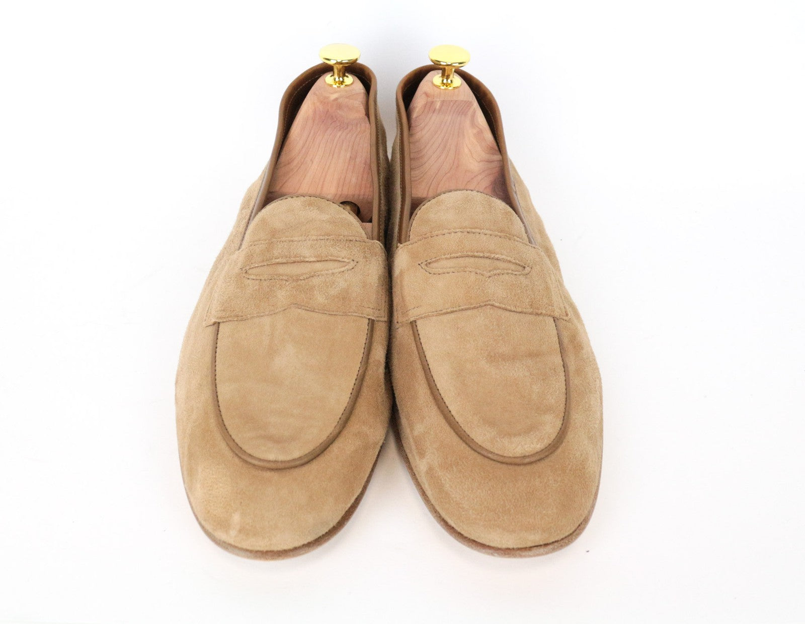 SUITSUPPLY vyriški rudi zomšiniai užsegami žemi mokasinai, EU43, laisvalaikio, išmanūs, UK9 