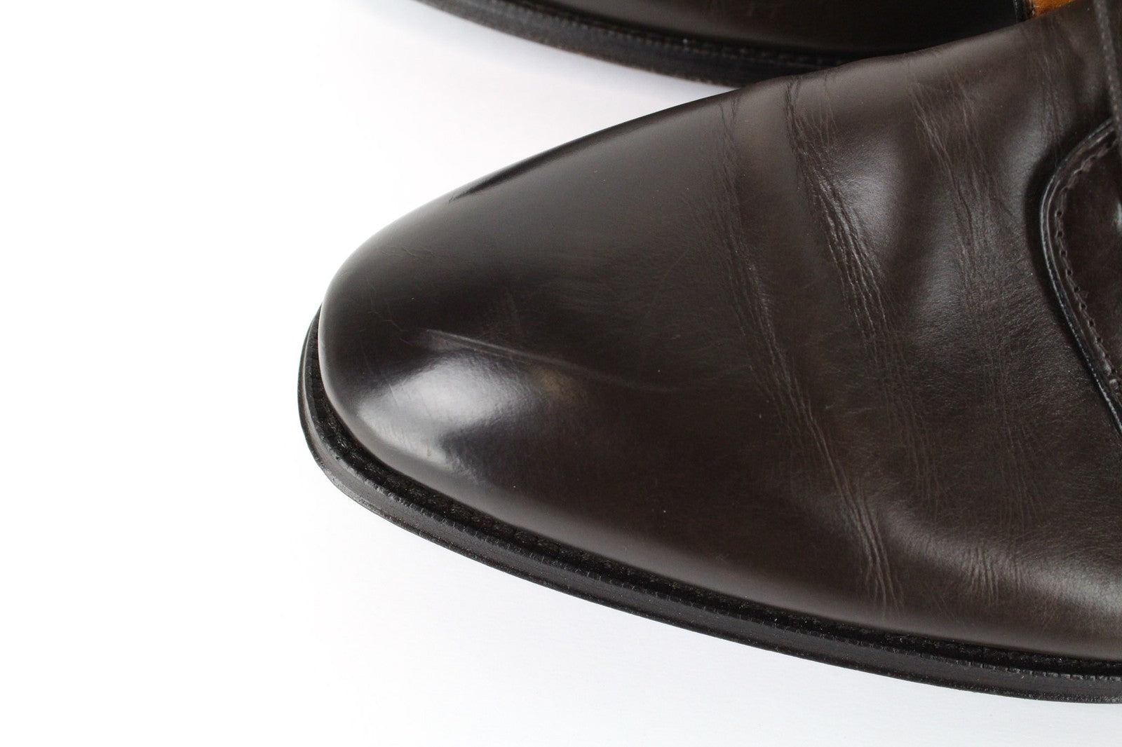 SUITSUPPLY EU45 rudi odiniai vyriški batai su raišteliais, klasikiniai, stilingi batai 