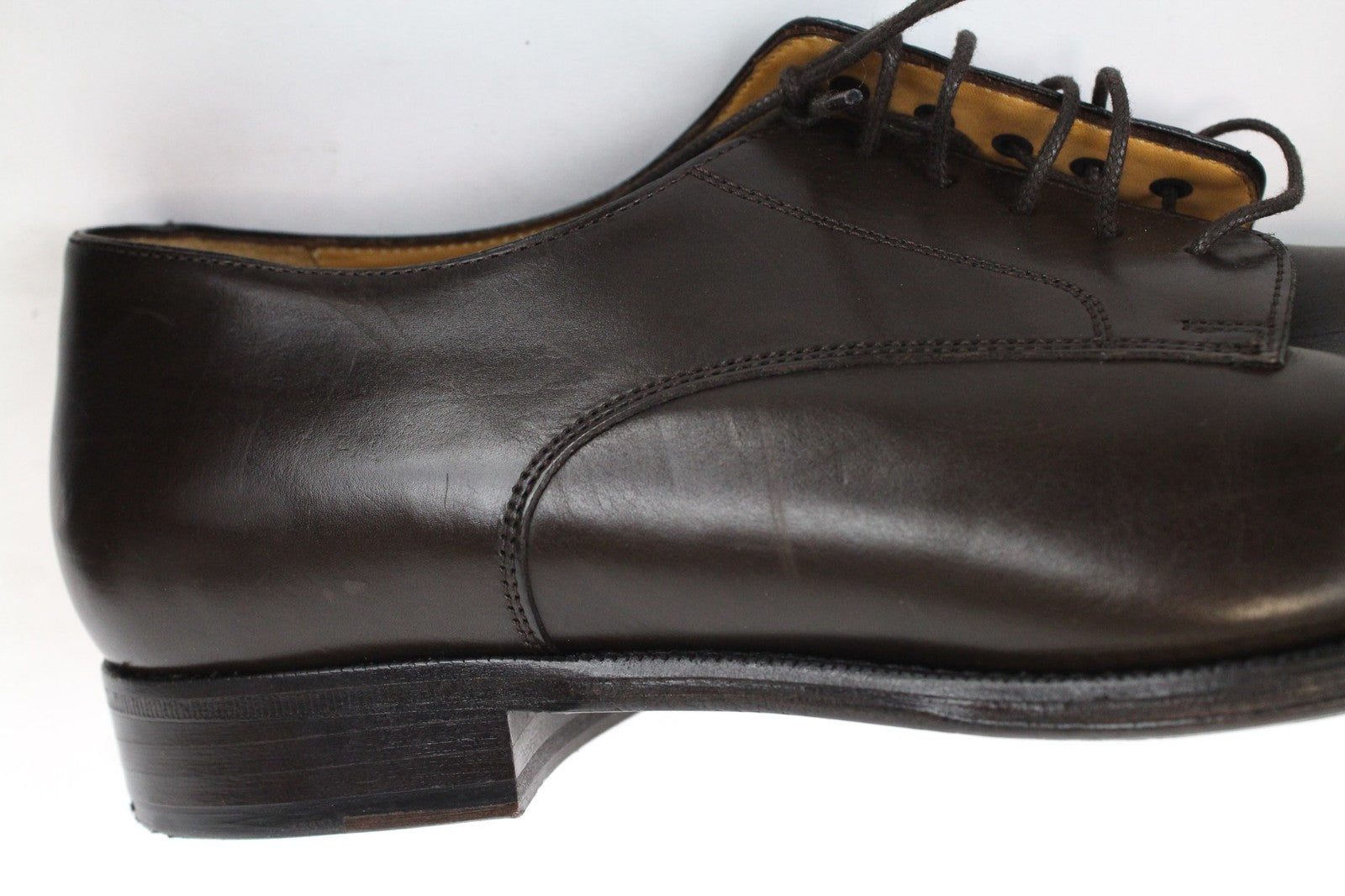 SUITSUPPLY EU45 rudi odiniai vyriški batai su raišteliais, klasikiniai, stilingi batai 
