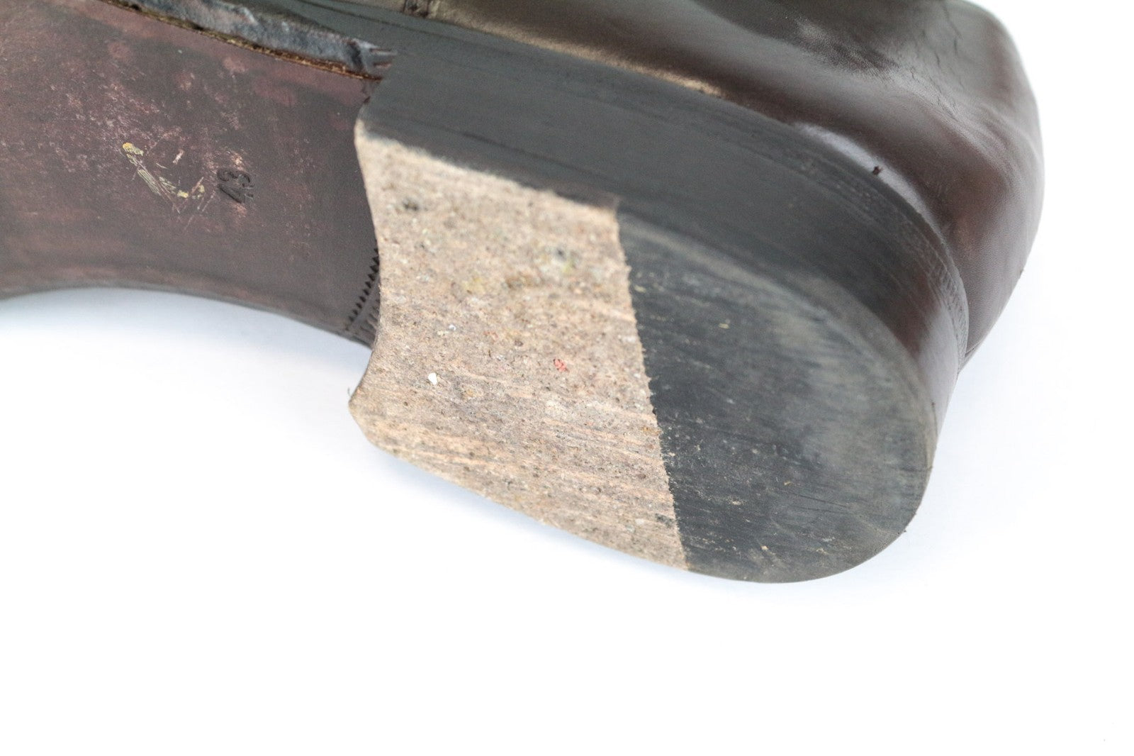 SUITSUPPLY vyriški laisvalaikio batai EU43 rudi odiniai žemapadžiai klasikiniai UK9 elegantiški 