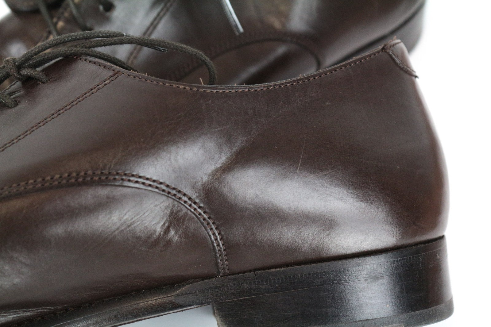 SUITSUPPLY vyriški laisvalaikio batai EU43 rudi odiniai žemapadžiai klasikiniai UK9 elegantiški 