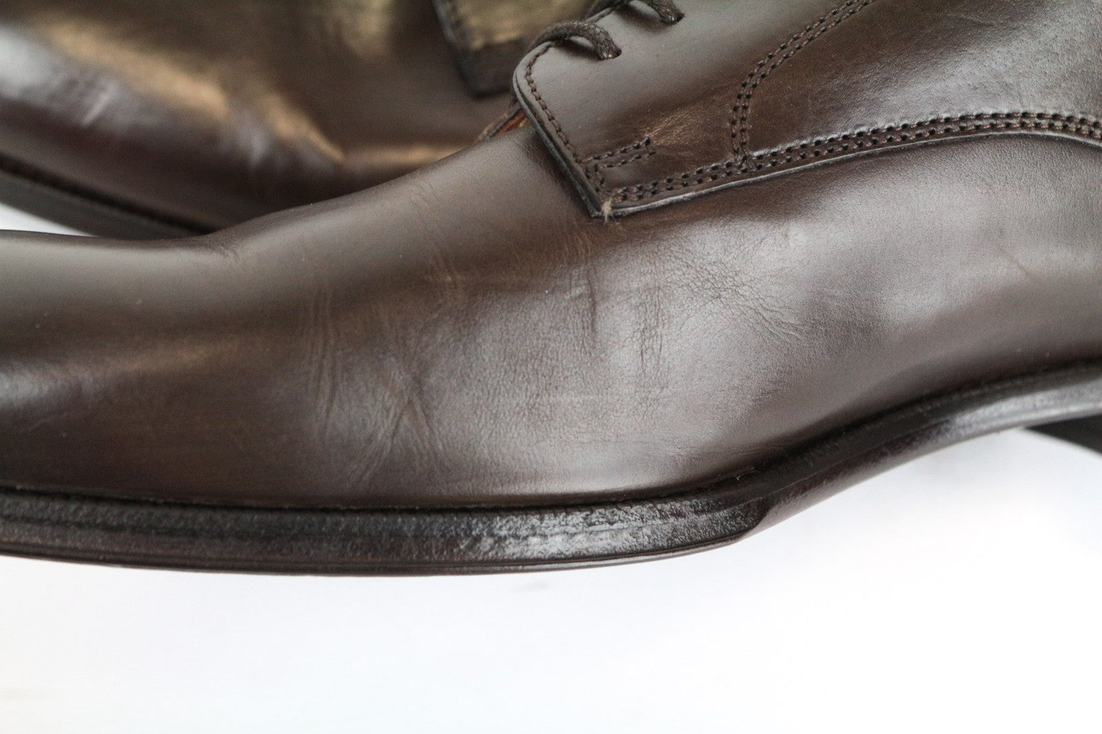 SUITSUPPLY vyriški laisvalaikio batai EU43 rudi odiniai UK9 žemapadžiai oficialaus stiliaus