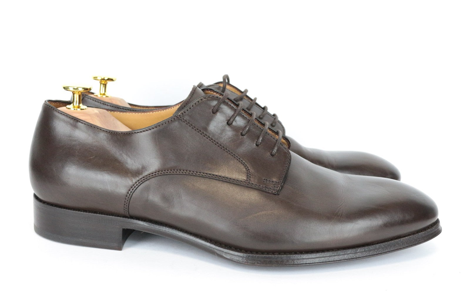 SUITSUPPLY vyriški laisvalaikio batai EU43 rudi odiniai UK9 žemapadžiai oficialaus stiliaus