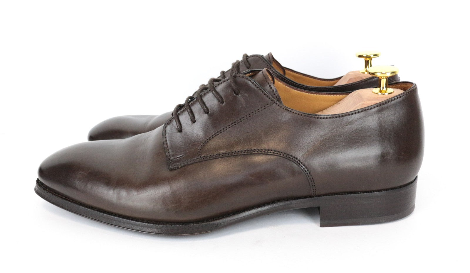 SUITSUPPLY vyriški laisvalaikio batai EU43 rudi odiniai UK9 žemapadžiai oficialaus stiliaus