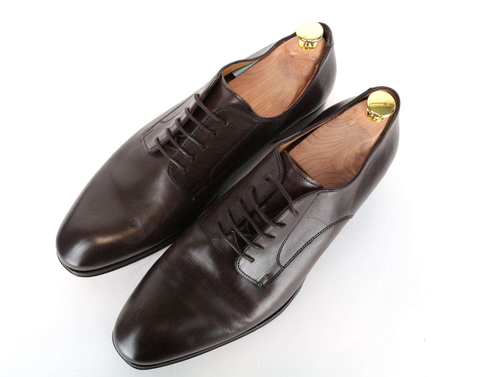 SUITSUPPLY vyriški laisvalaikio batai EU43 rudi odiniai UK9 žemapadžiai oficialaus stiliaus