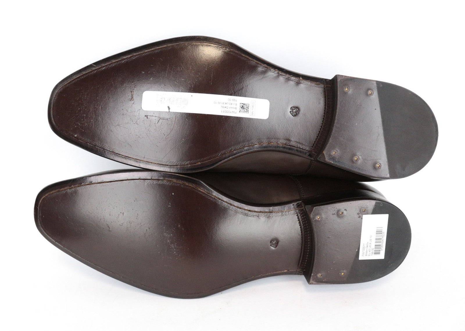 SUITSUPPLY vyriški laisvalaikio batai EU43 rudi odiniai UK9 žemapadžiai oficialaus stiliaus