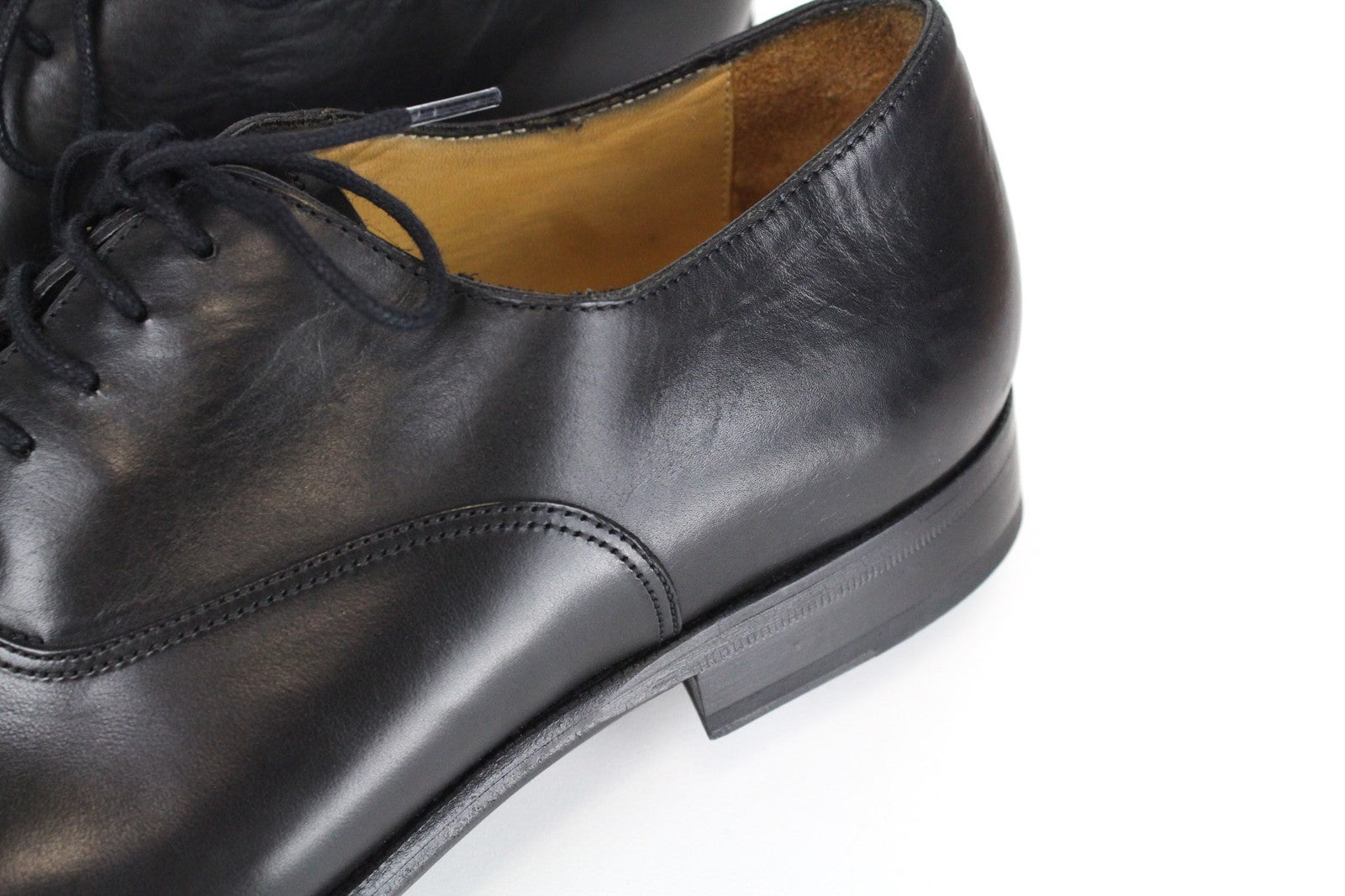 SUITSUPPLY vyriški formalūs batai EU40 juodos odos klasikiniai batai su raišteliais 