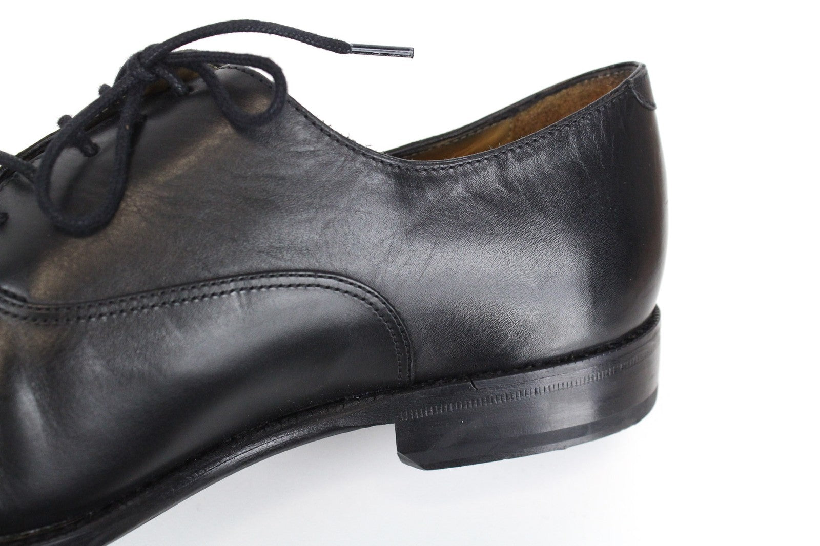 SUITSUPPLY vyriški formalūs batai EU40 juodos odos klasikiniai batai su raišteliais 