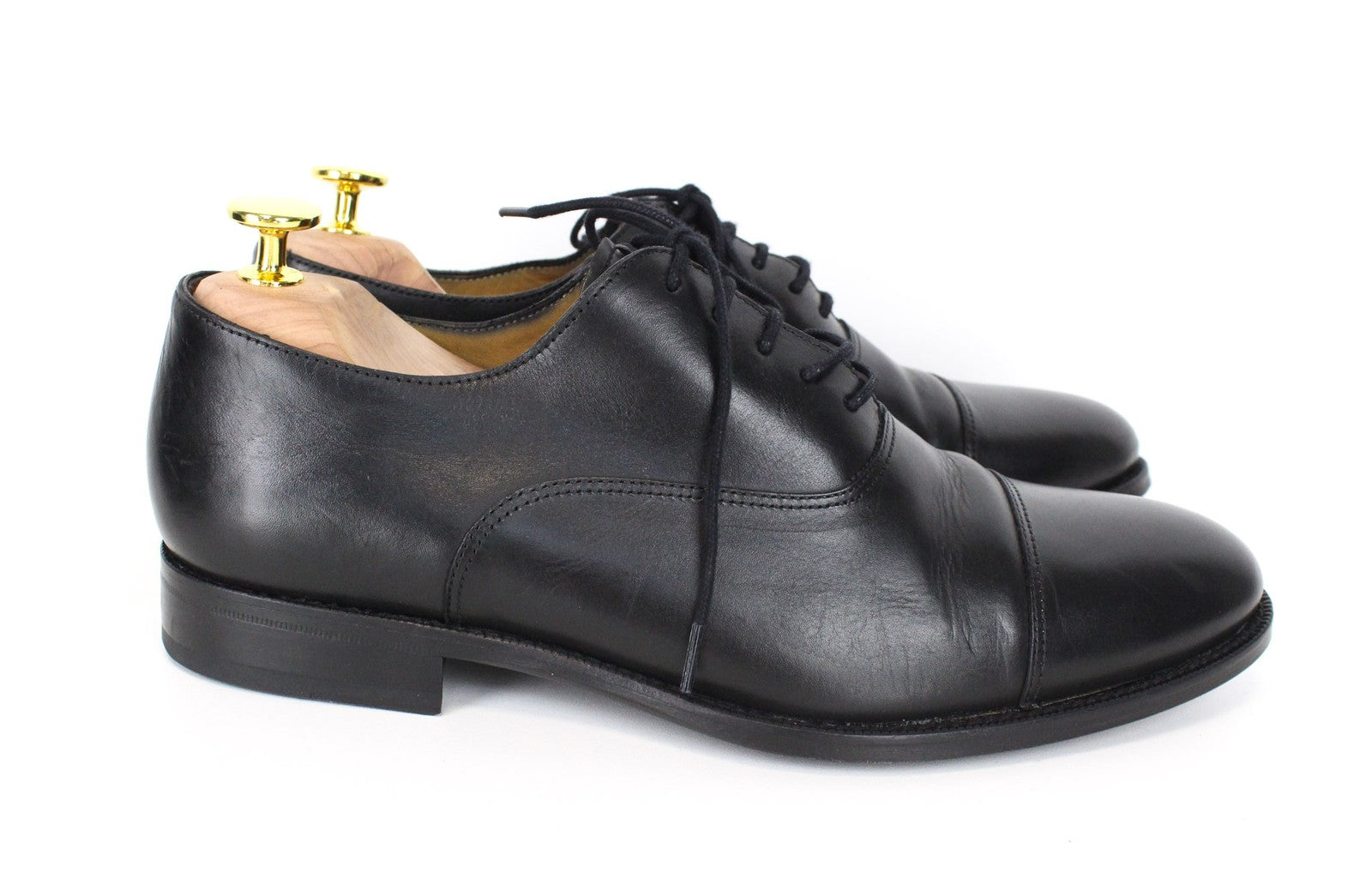 SUITSUPPLY vyriški formalūs batai EU40 juodos odos klasikiniai batai su raišteliais 