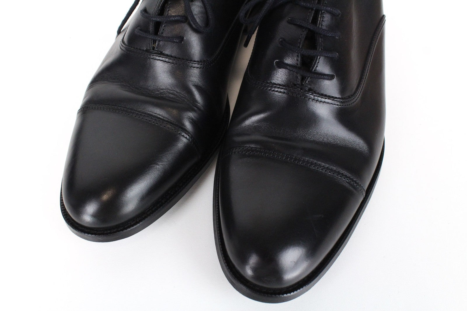 SUITSUPPLY vyriški formalūs batai EU40 juodos odos klasikiniai batai su raišteliais 