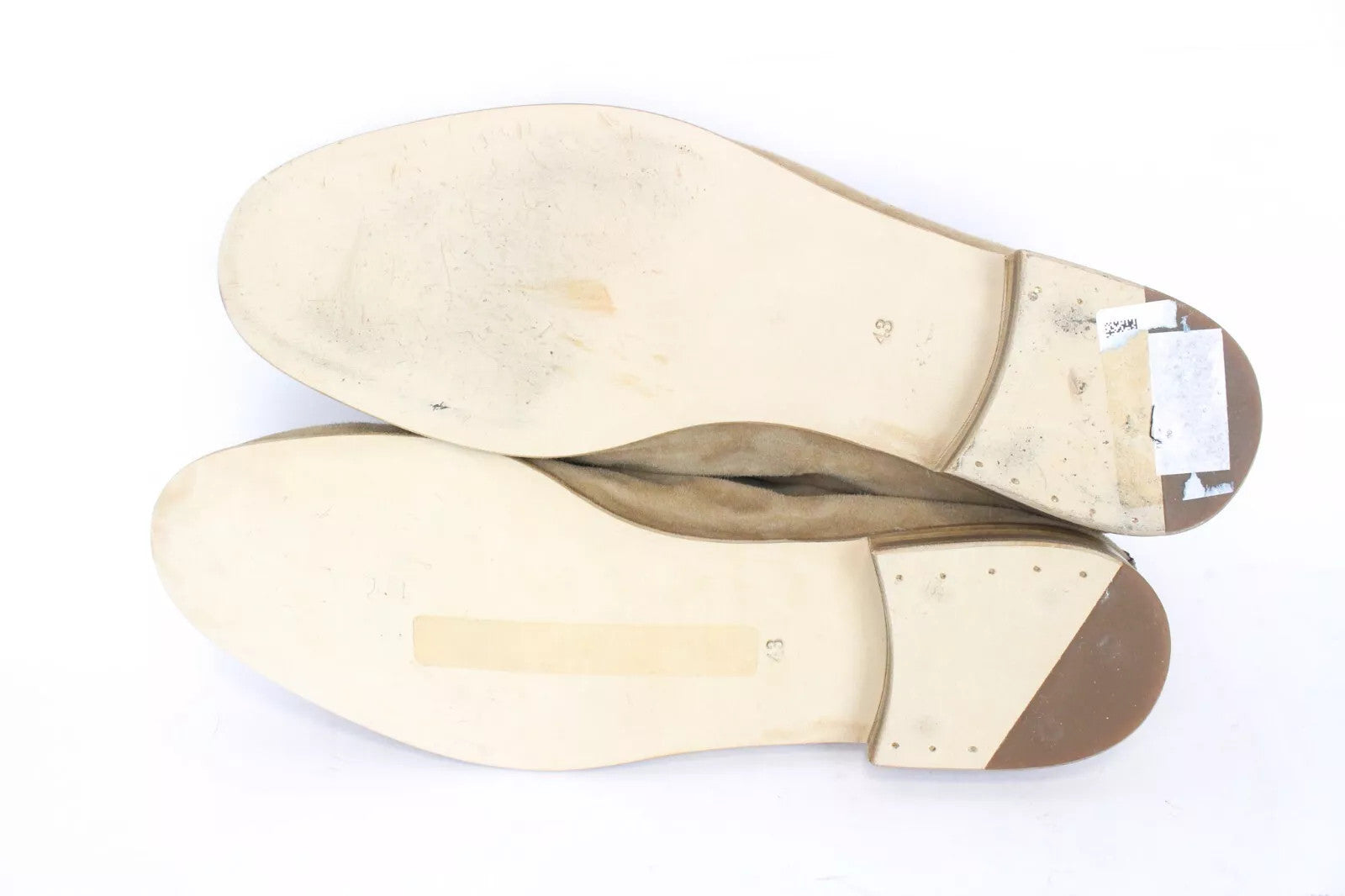 SUITSUPPLY vyriški batai UK9 EU43 šviesiai rudi užsegami mokasinai iš zomšos, laisvalaikio stiliaus 