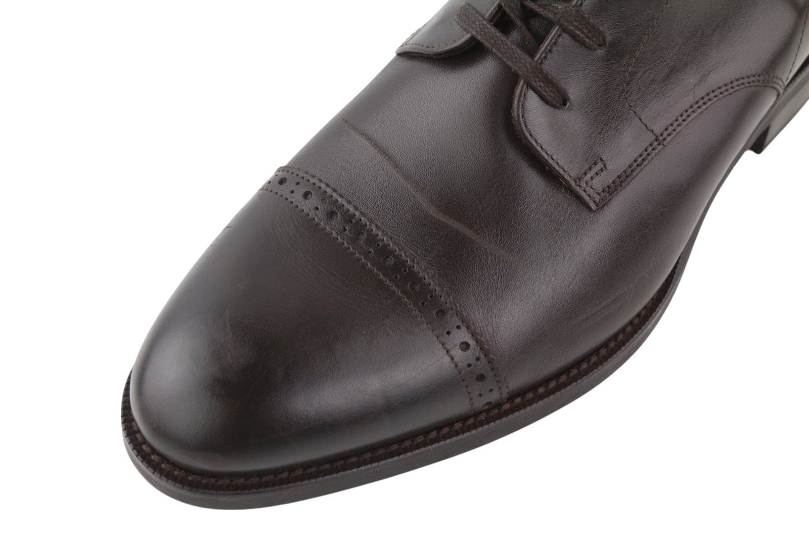 SUITSUPPLY EU43.5 rudi aukštakulniai vyriški klasikiniai formalūs odiniai batai su raišteliais 