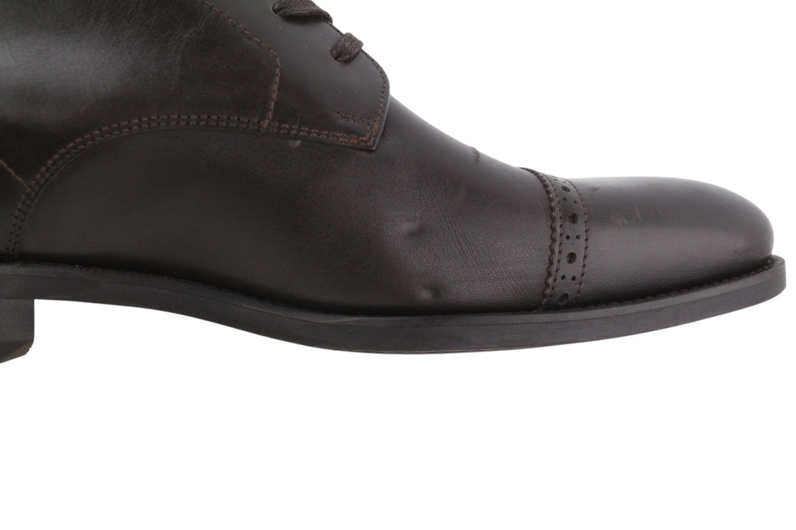 SUITSUPPLY EU43.5 rudi aukštakulniai vyriški klasikiniai formalūs odiniai batai su raišteliais 