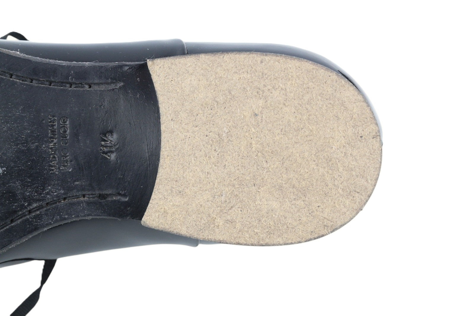 SUITSUPPLY Men Shoes EU41.5 Black Lacquered Classic Formal Laced Low-Top