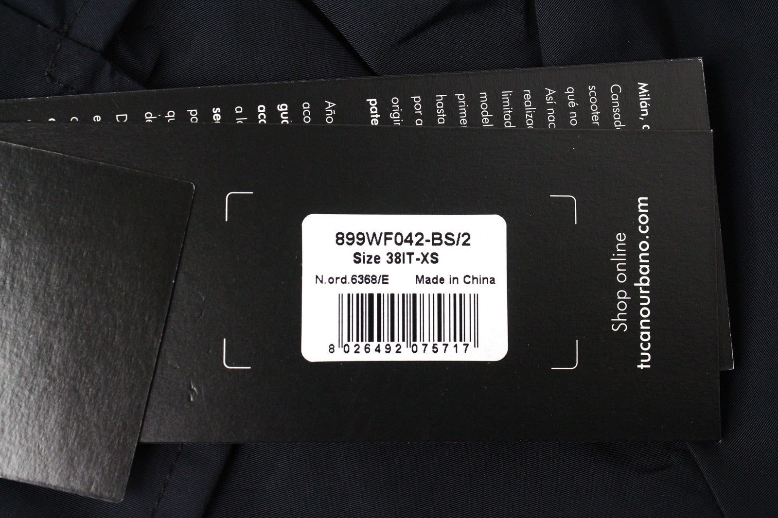 TUCANO URBANO Freccia moteriška striukė XS, tamsiai mėlyna, neperpučiama su pamušalu 