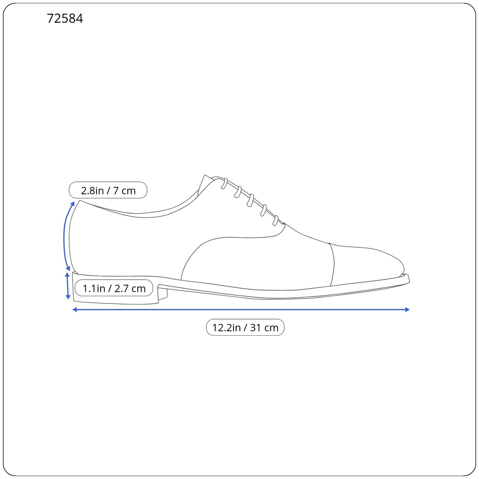 SUITSUPPLY Men's Shoes EU43 Brown Leather Formal Laced Classic Low-Top