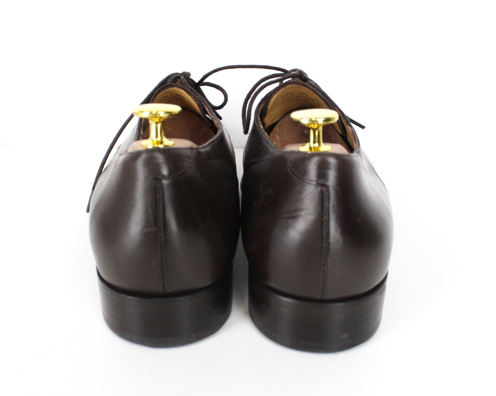 SUITSUPPLY Men's Shoes EU44.5 Brown Leather Laced Formal Low-Top Classic