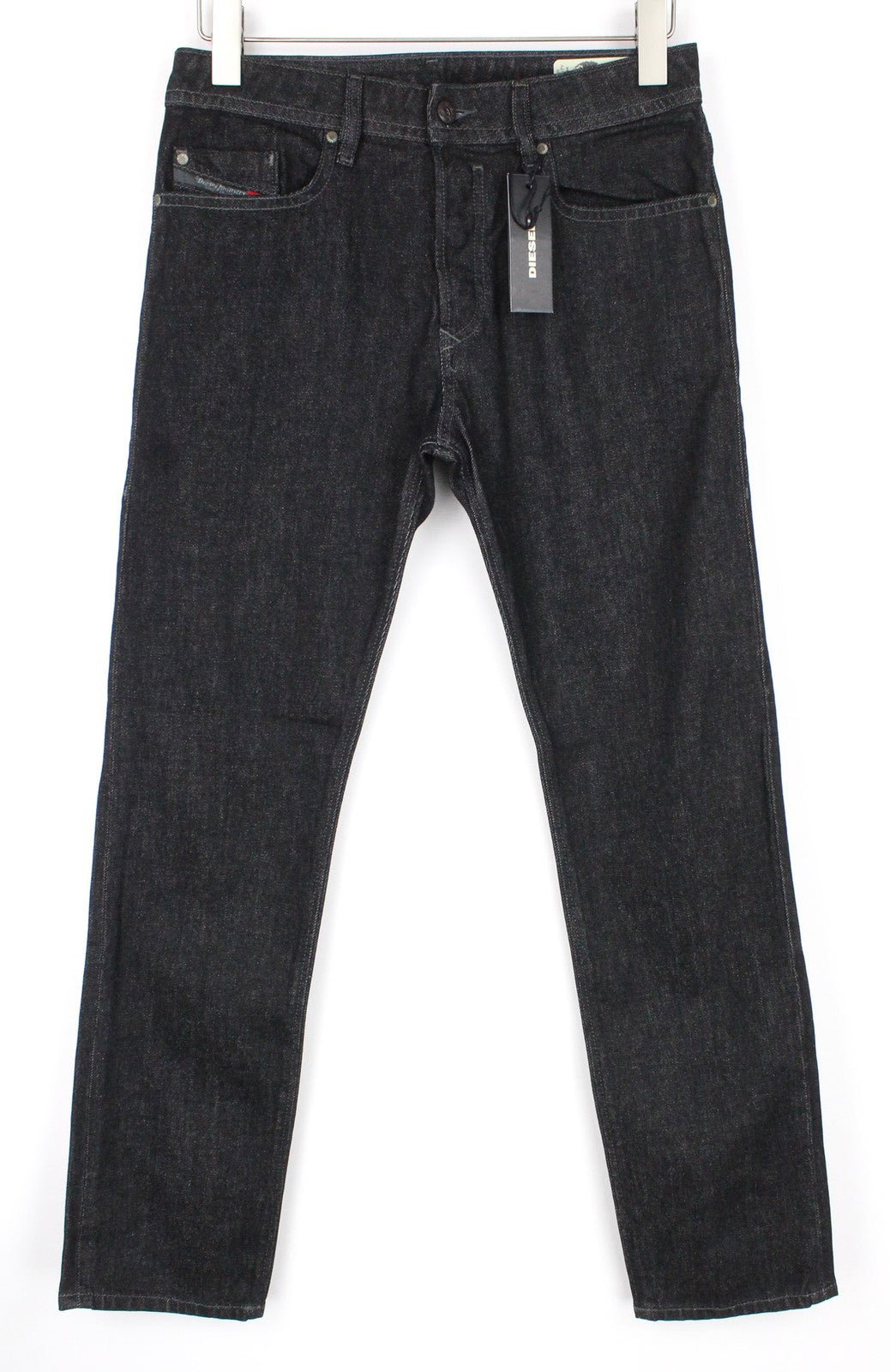 DIESEL Buster R8W58 vyriški džinsai W28/L30 pilki, ploni, siaurėjantys, tamprūs. 
