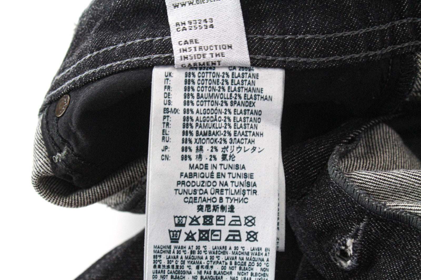 DIESEL Buster R8W58 vyriški džinsai W28/L30 pilki, ploni, siaurėjantys, tamprūs. 