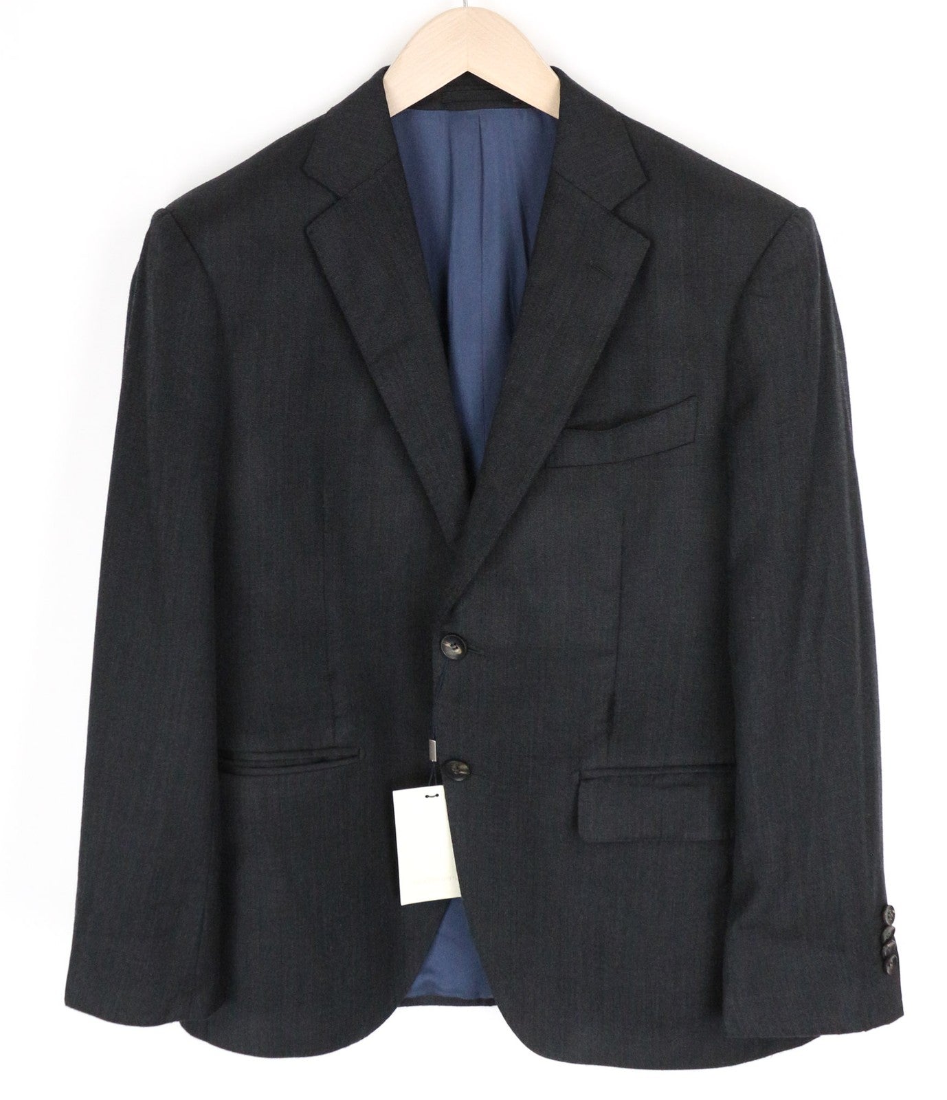 SUITSUPPLY Napoli Men's Blazer UK38S Dark Grey Wool Super 110's Lined