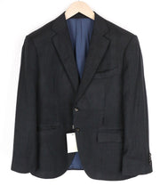 SUITSUPPLY Napoli Men's Blazer UK38S Dark Grey Wool Super 110's Lined