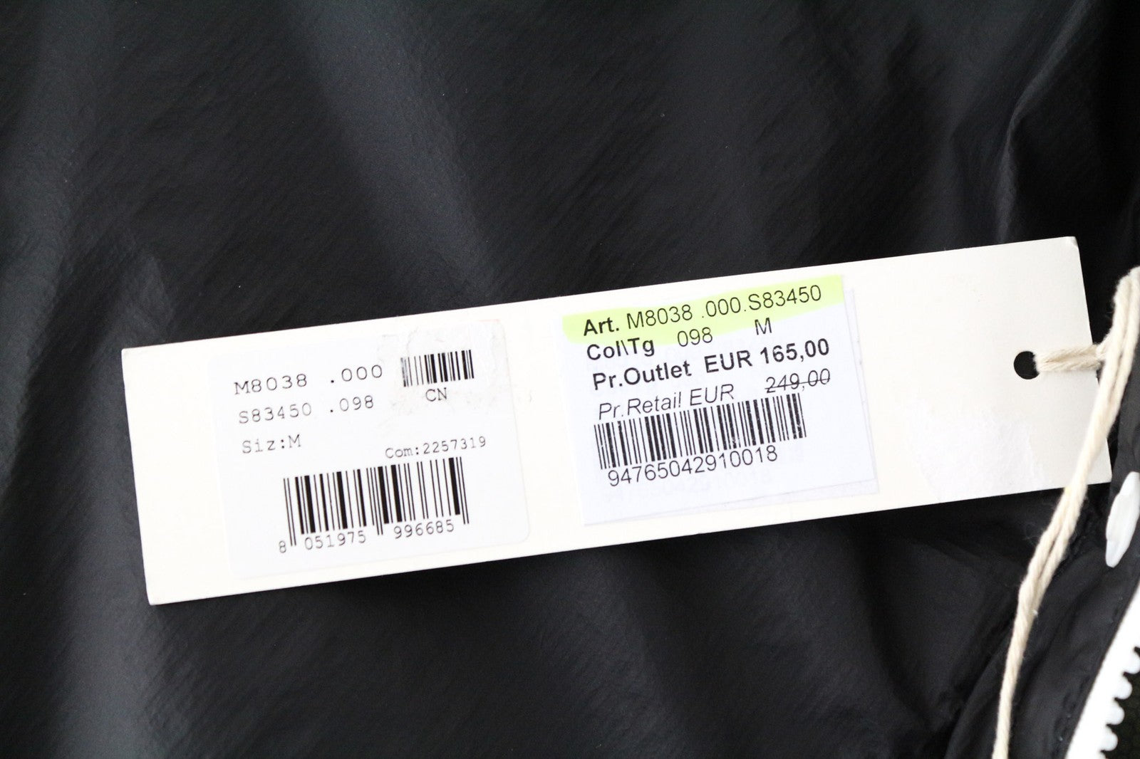 REPLAY vyriška M dydžio striukė, juoda, užtrauktuku, spaudėmis, pamušalu, vieneiliu gobelenu nugaroje. 