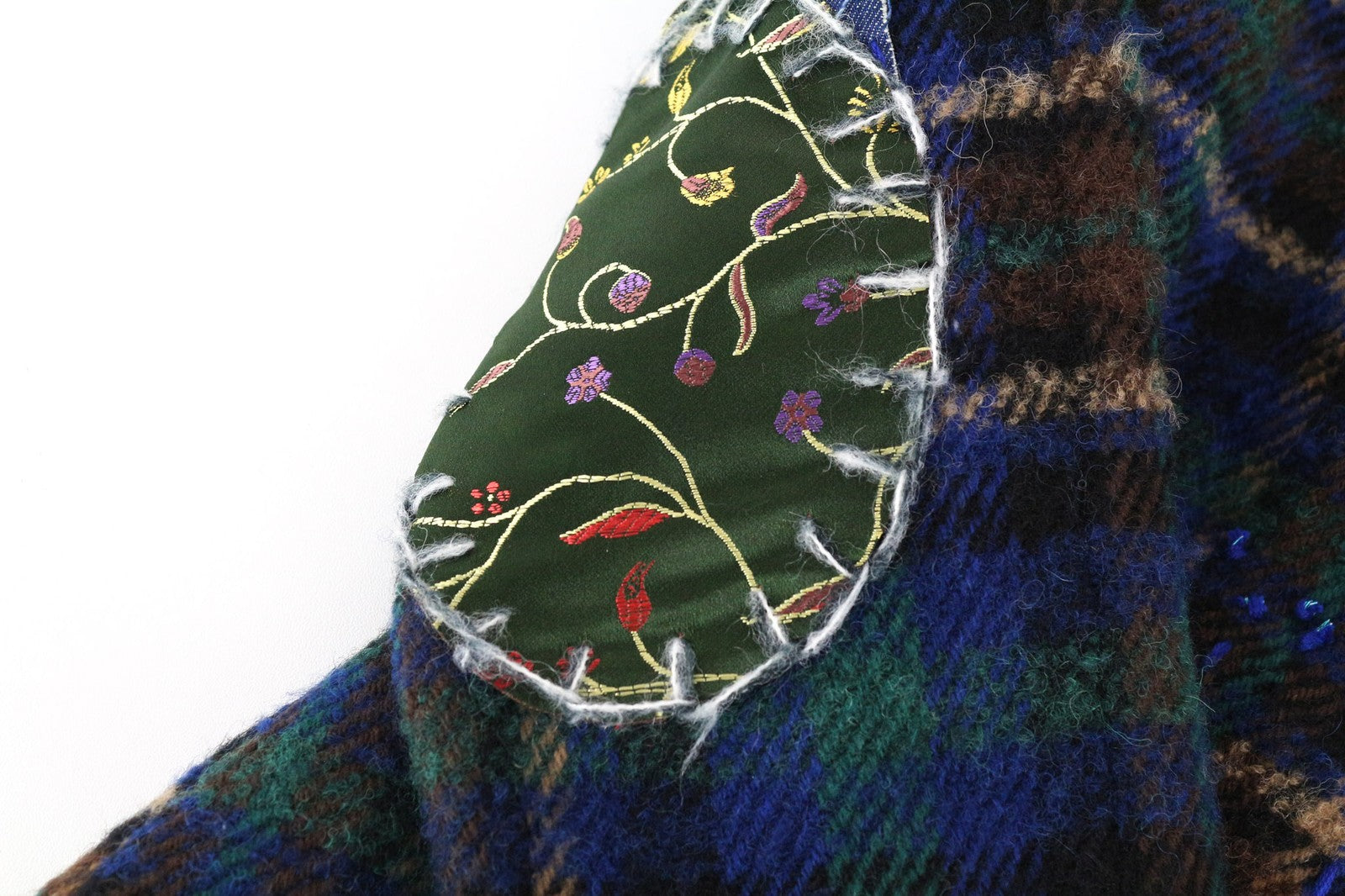 DESIGUAL moteriškas 40 dydžio mėlynas languotas ilgomis rankovėmis vilnos mišinio vienaeilis švarkas 