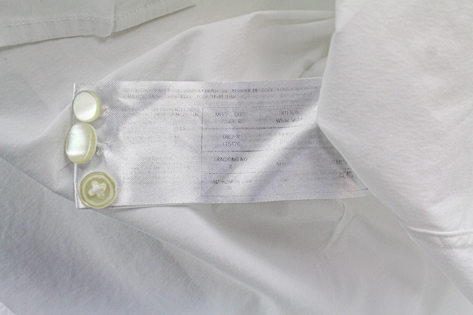 SUISTUDIO Dexter moteriški 36R balti medvilnės mišinio tamprūs marškinėliai ilgomis rankovėmis 