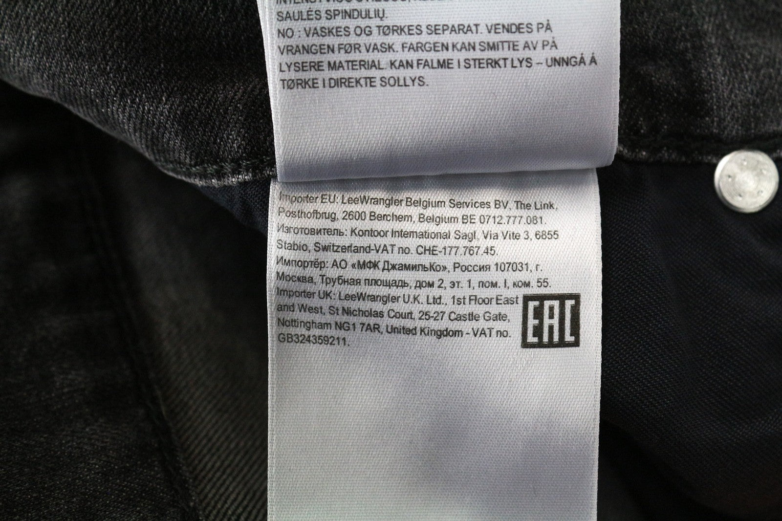 LEE Rider vyriški W33/L32 pilki ploni medvilniniai tamprūs džinsai su 5 kišenėmis 