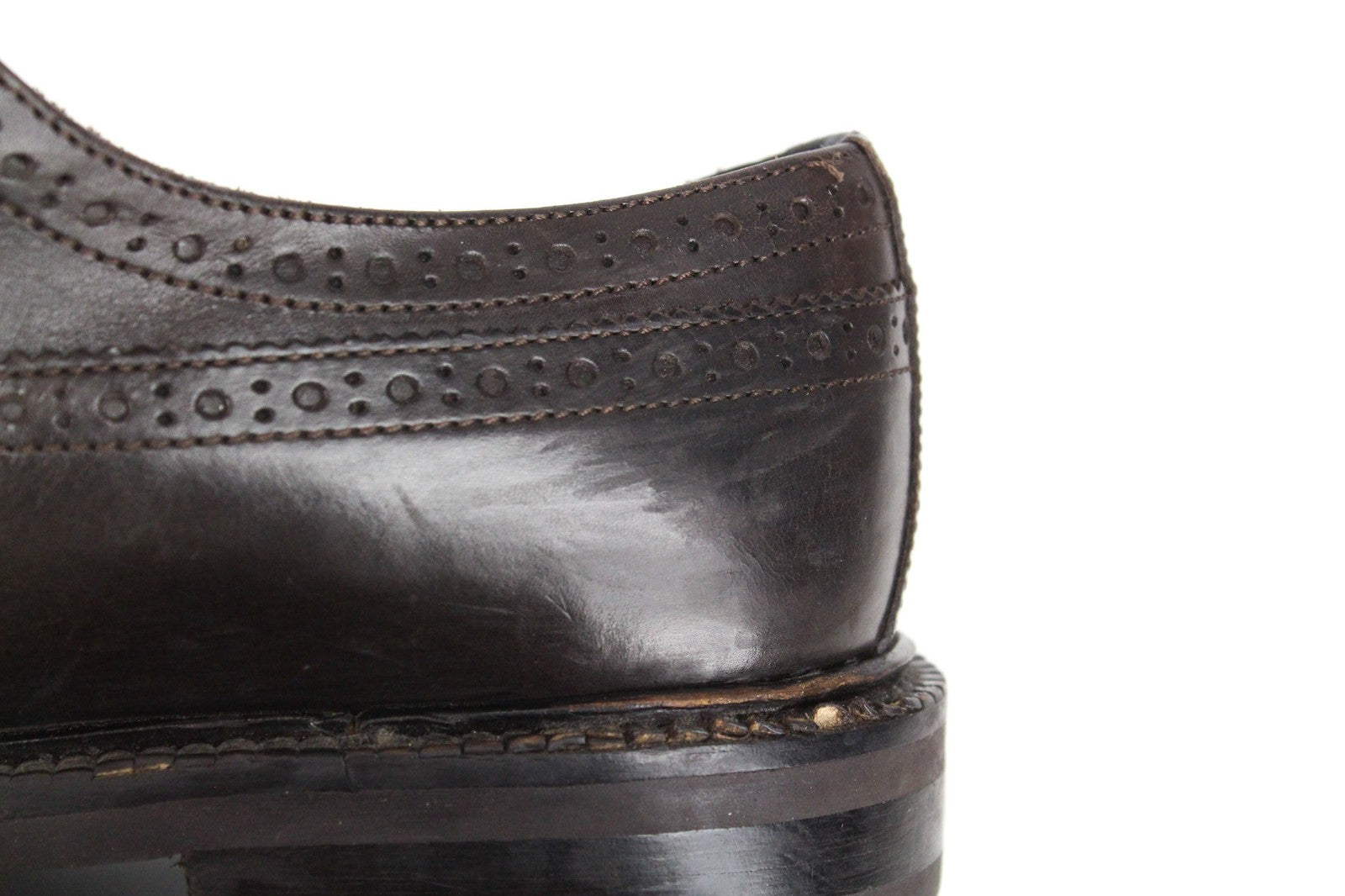 SUITSUPPLY Men's Formal EU40 Dark Brown Leather Buckled Double Shoes