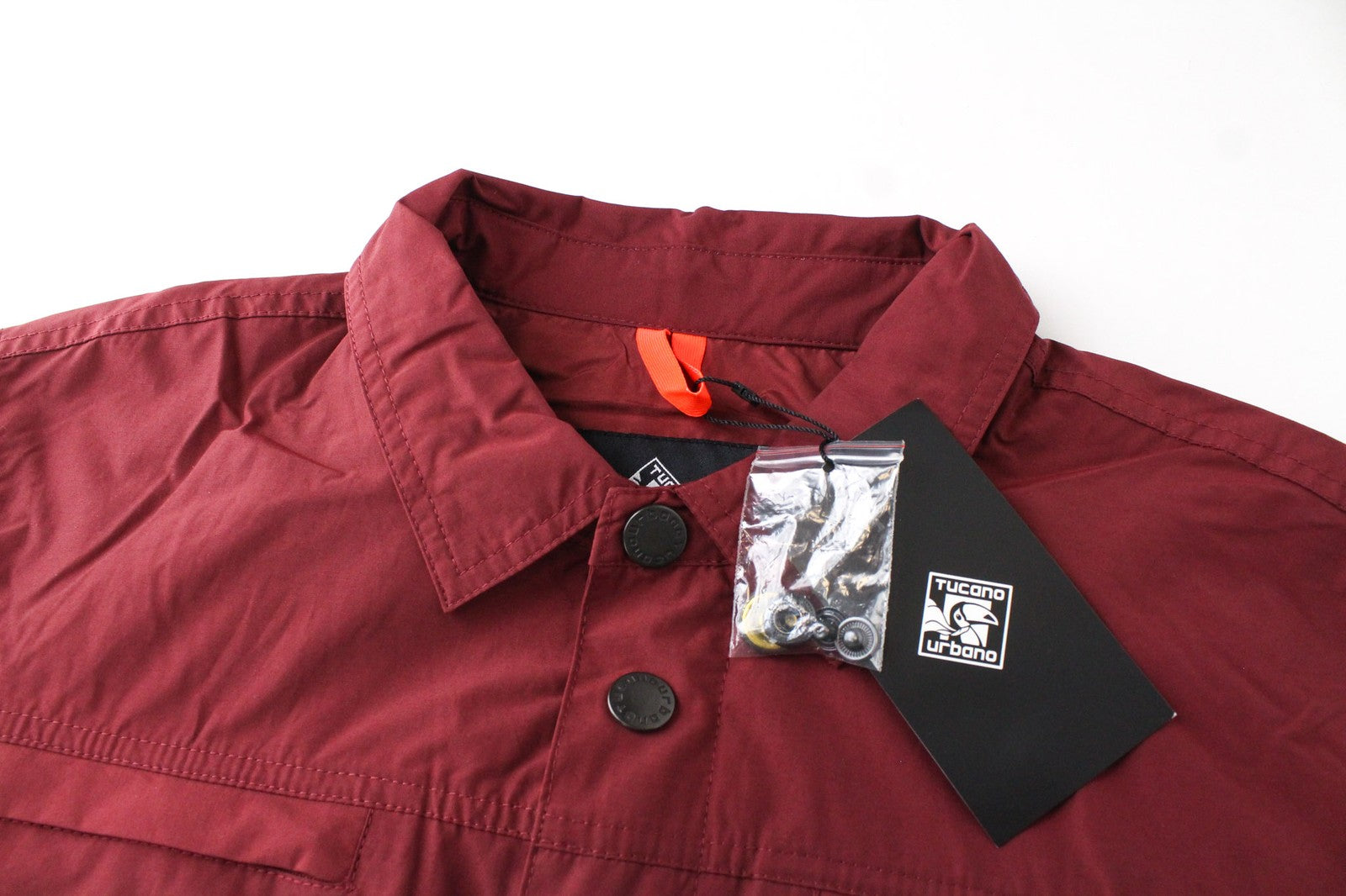 TUCANO URBANO Febo Men's Jacket M Red Cotton Windproof Breathable Zip