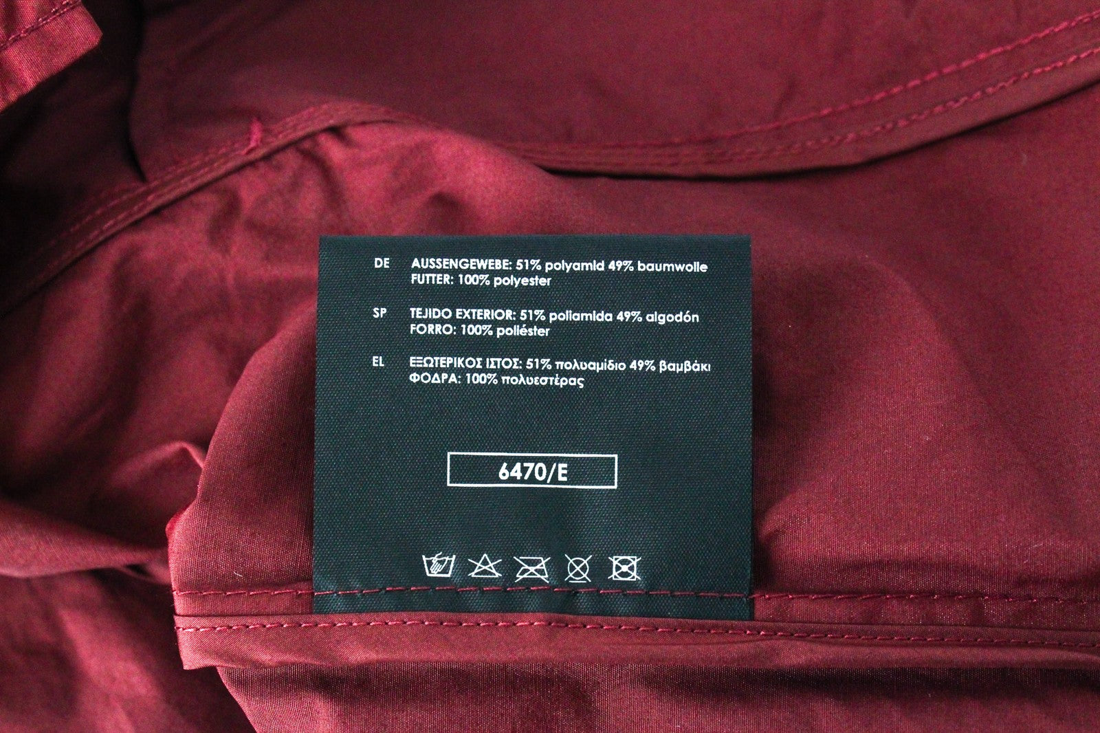 TUCANO URBANO Febo Men's Jacket M Red Cotton Windproof Breathable Zip