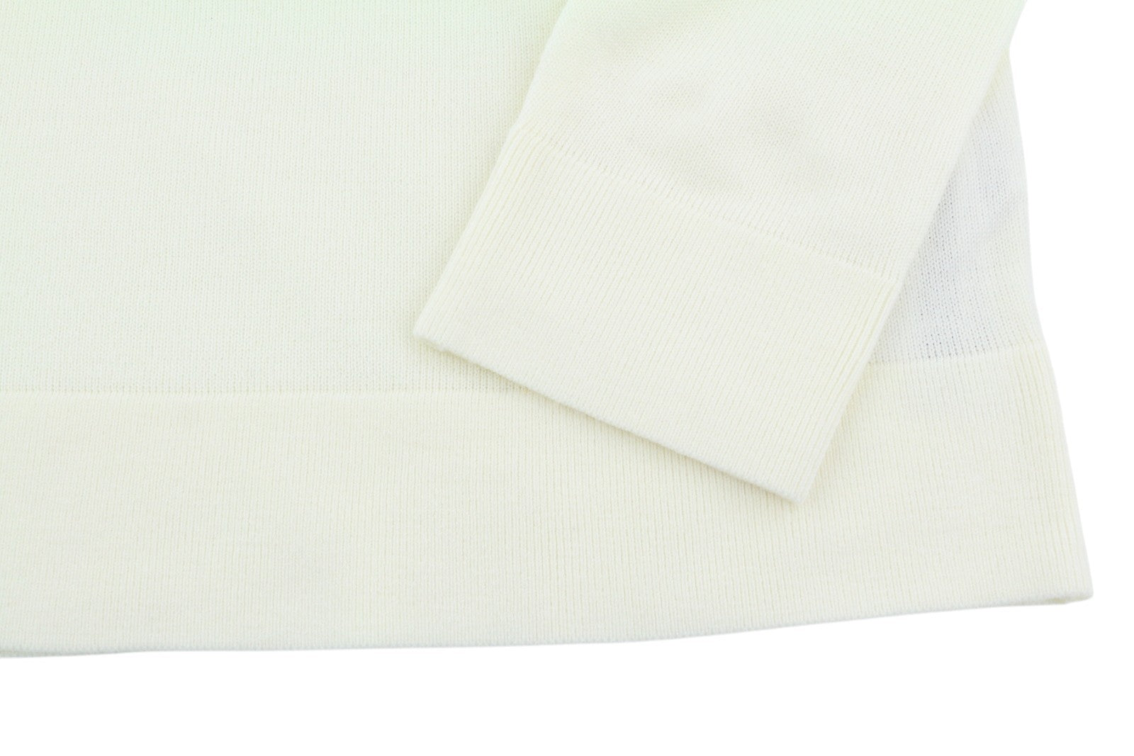 CALVIN KLEIN Merino Rws Turtle vyriškas megztinis L baltas megztinis su logotipu RRP189