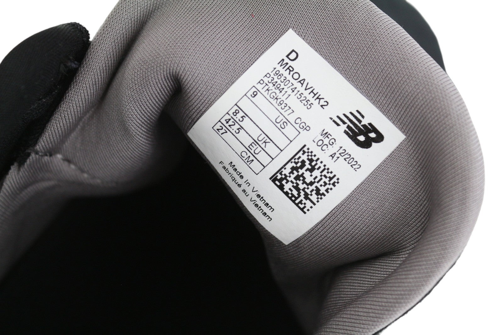 NEW BALANCE ROAV V2 vyriški sportbačiai, juodi, „Fresh Foam Low Lace“