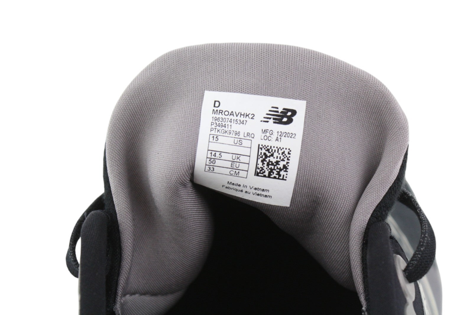 NEW BALANCE ROAV V2 vyriški sportbačiai, juodi, „Fresh Foam Low Lace“ 