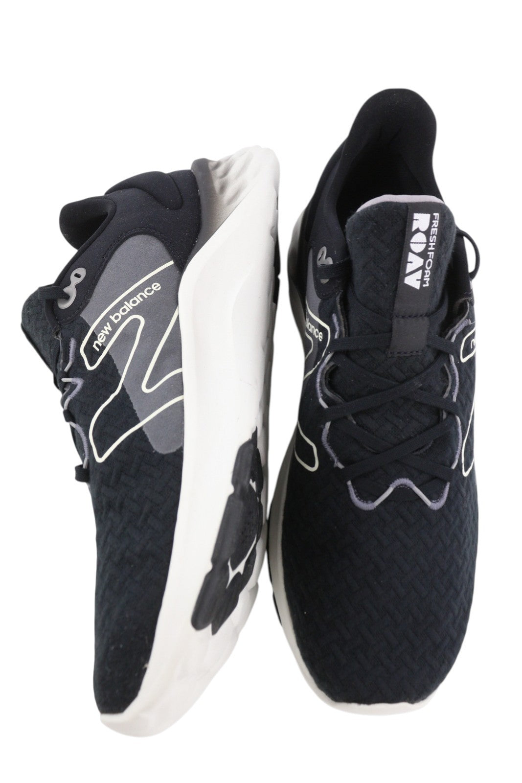 NEW BALANCE ROAV V2 vyriški sportbačiai, juodi, „Fresh Foam Low Lace“ 