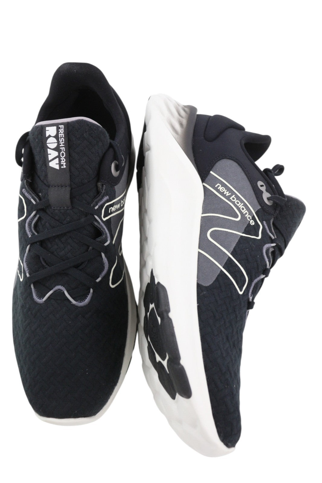 NEW BALANCE ROAV V2 vyriški sportbačiai, juodi, „Fresh Foam Low Lace“ 