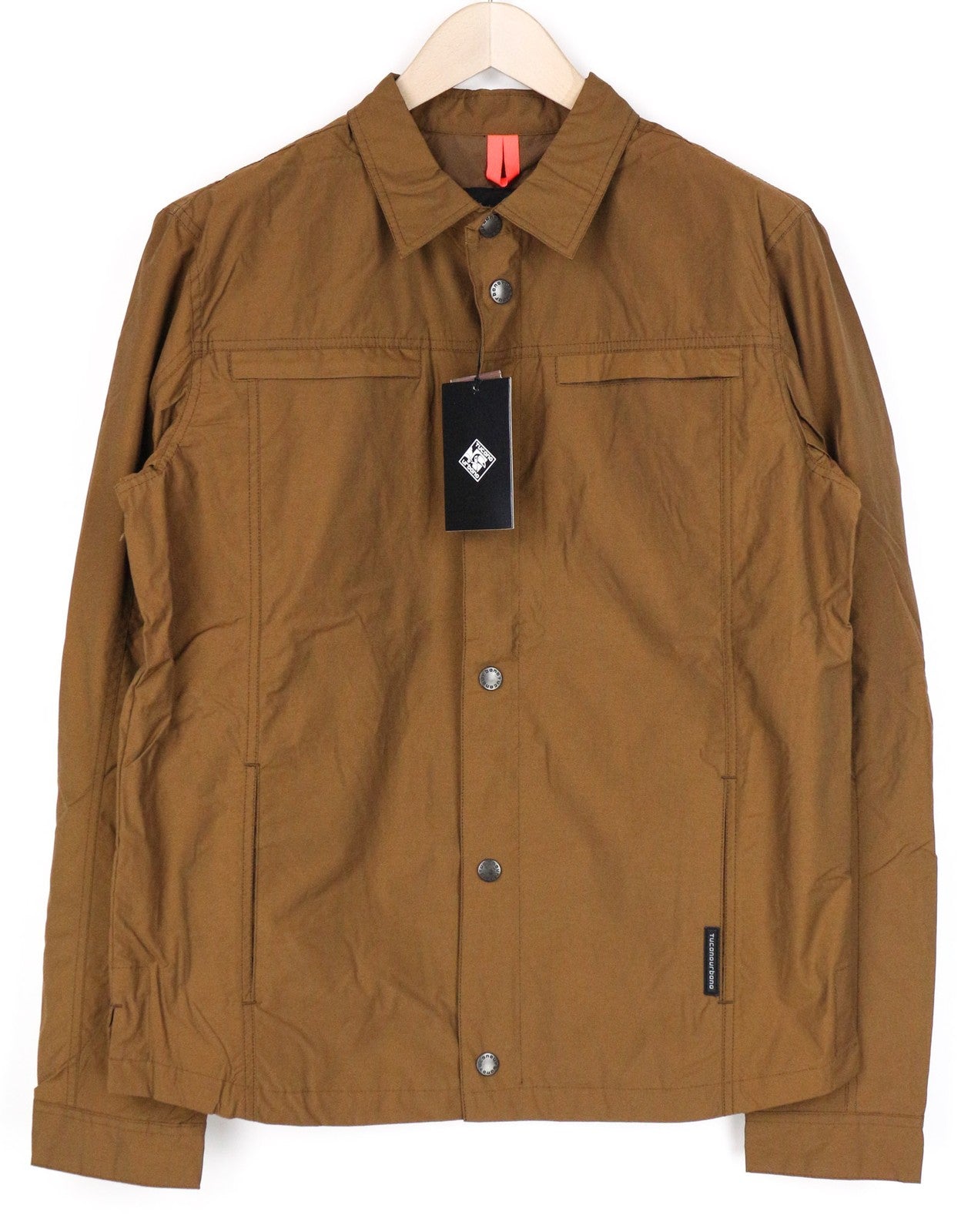 TUCANO URBANO Febo Men's Jacket 3XL Brown Cotton Blend Windproof Breathable Zip